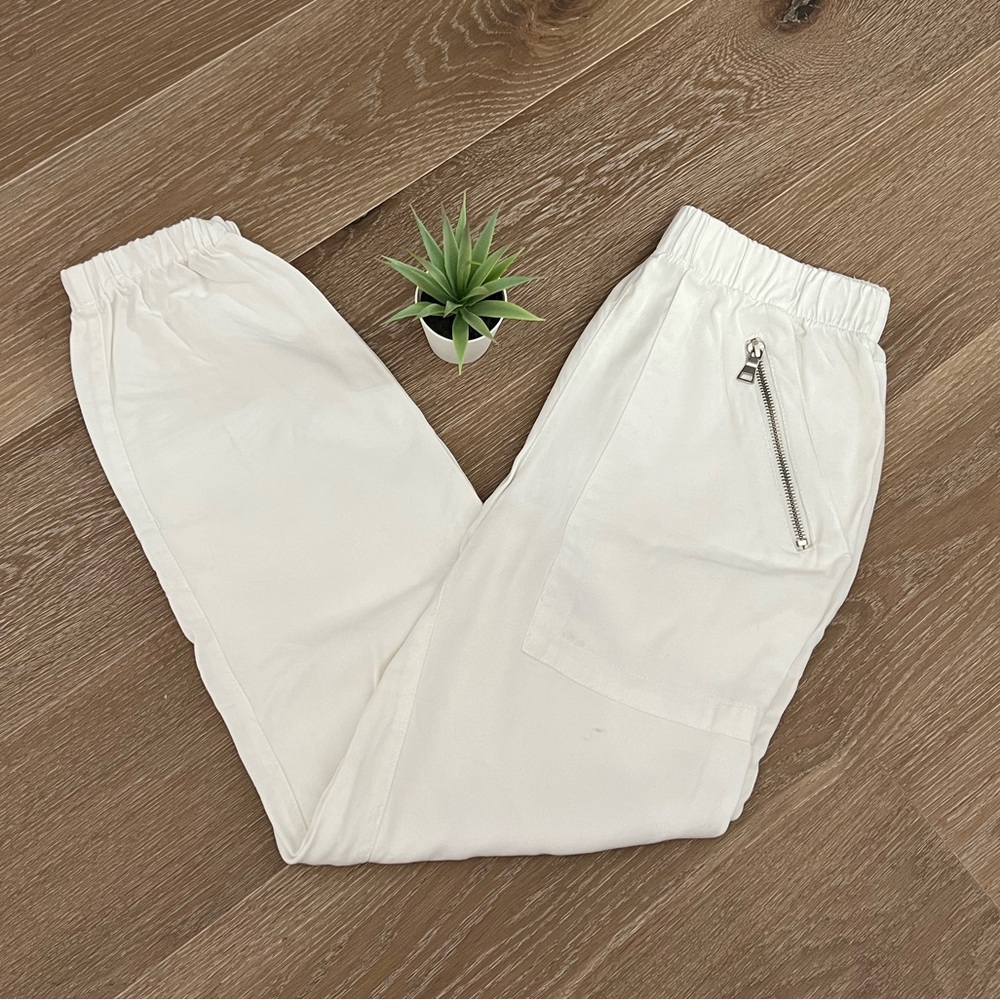 Andrea Jovine White Joggers